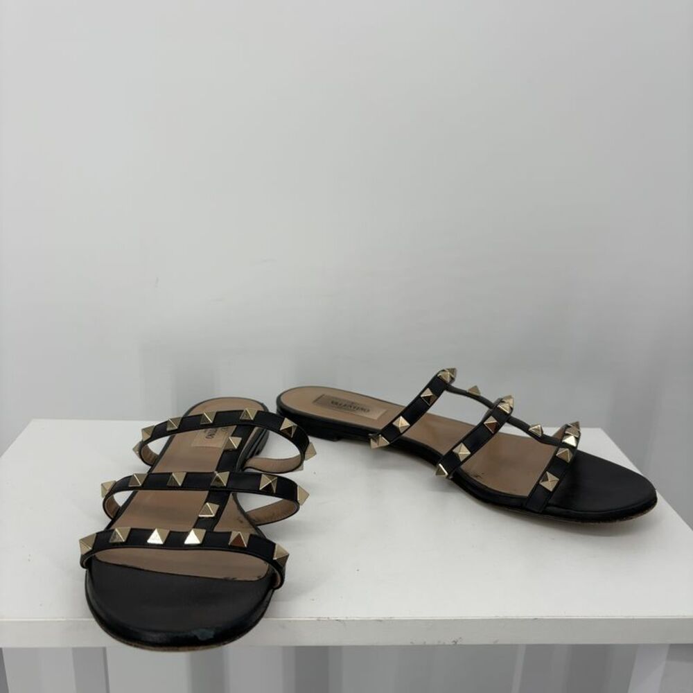 Valentino Rockstud Slide in Black